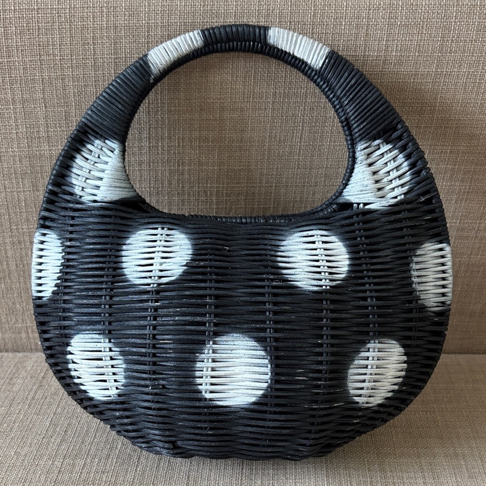 Kate Spade & Target Polka Dots Straw Bag